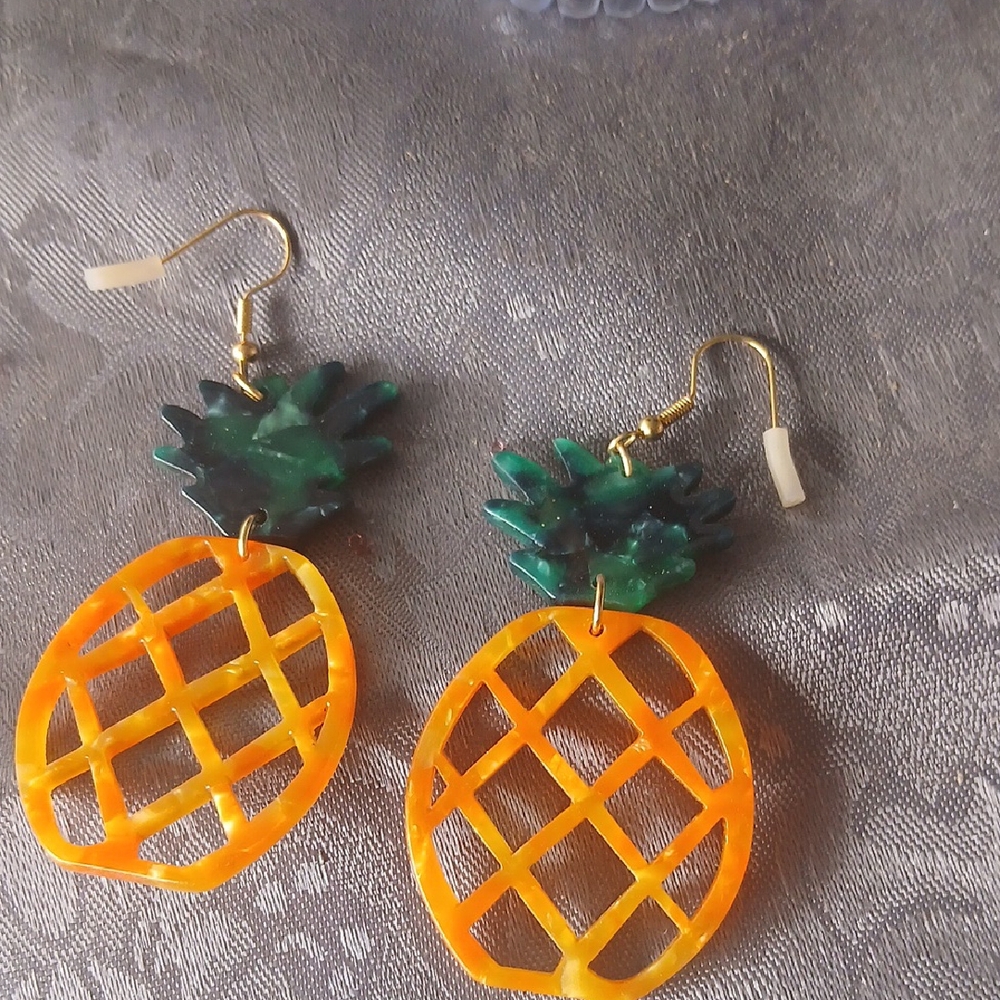 Tropical Pineapple Earrings